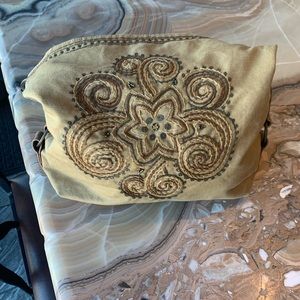 Fossil Canvas Boho style Shoulder Bag